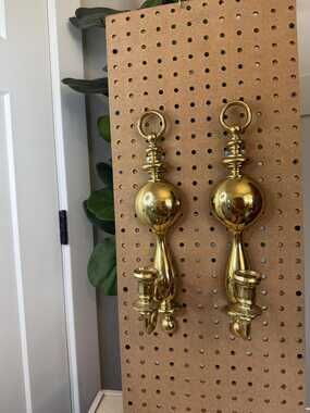 Set of 2 Vintage Syroco Wall Sconces